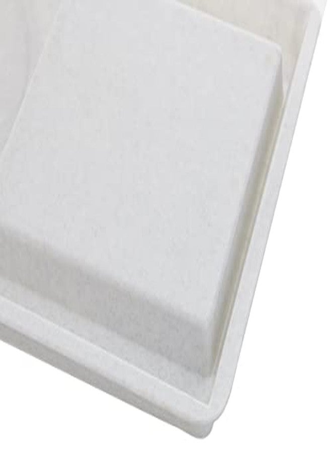 Anjali Plastic - CT02 Vegetable Cutting Tray Large, White - Image 4